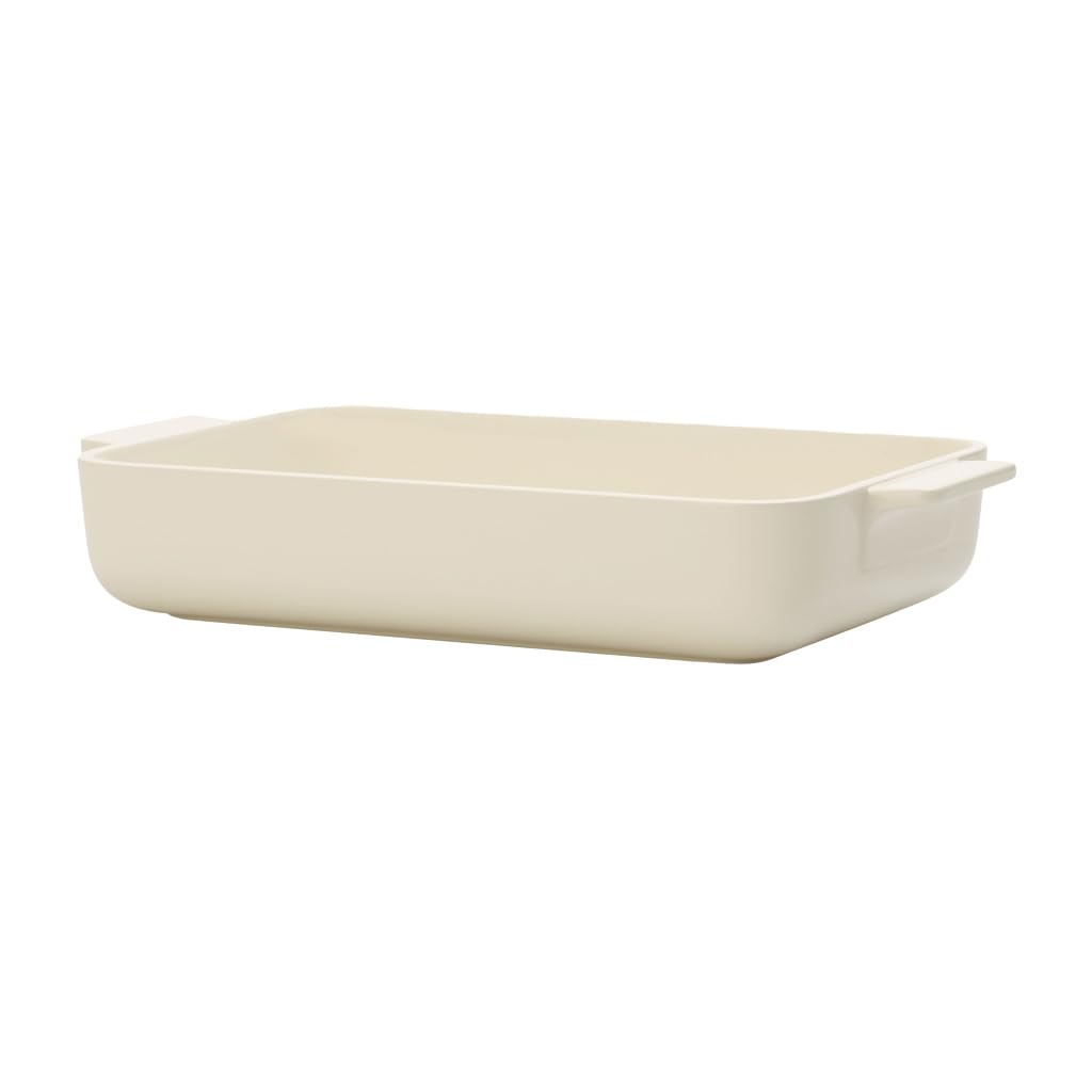 Villeroy & Boch Clever Cooking Rectangular Baking Pan, 30 x 20 cm, Premium Porcelain, White