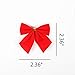 BigOtters 36 PCS Gold Silver Red Tree Bows Mini Christmas Ribbon Bows for Christmas Tree Presents Decorations Charms Ornaments