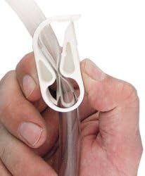 Acetal Tubing Clamp accepts tubing up to 1/4" OD (On-Off Only)