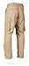 LA Police Gear Men's Basic Operator Pant, Elastic Waistband Uniform Cargo Pant with Blousing Strings, Durable EDC Tac Pants - Khaki - 34 x 30