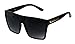 ShadyVEU - Big XL Large Square Trapezoid Shape Oversized Fashion Sunglasses