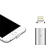 Magnetic charger Lightning Charging Male Converter Adapter Fast Charging&Sync Magnetic Lightning Cable For iPhone5,5c,5s,SE,6,6Plus,6s,7,7Plus. iPhone8/8Plus iPhoneX/10,iPad (silver)