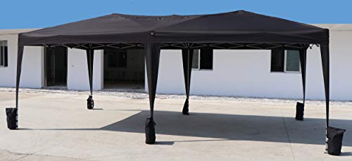 Kronenburg Pavillon Gewichte 6er Set in Schwarz – mit Sand, Splitt, Kies etc. befüllbar - Füllvolumen pro Stück ca. 13… – Bild 6