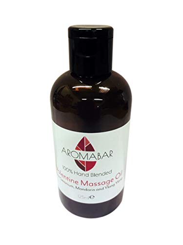 Valentine Massage Oil with Rose Geranium & Ylang 125ml Romantic & Sensual