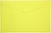 Poly Envelope- Legal Size, 5pc Single Vibrant Colors Set- Translucent (Multi-Colored)