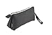 Sudrol Student Pencil Case Solid Color Pen Pouch Black