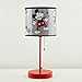 Disney Mickey Mouse 90th Anniversary Stick Table Kids Lamp With Pull Chain, Themed Printed Decorative Shade
