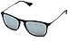 Ray-Ban Mens 0RB4187 Square Sunglasses, Black,Light Green