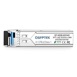 QSFPTEK 1.25G SFP Module, 1000Base-BIDI WDM