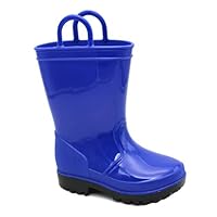 SkaDoo Royal Blue Little Kid Youth Rain Boots 2 M US Little Kid