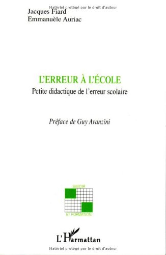 L' erreur à l'école