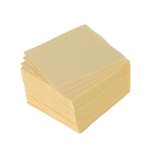 Douceur d'Intérieur CDaffaires Set mit 40 Servietten mit Mikroprägung, 2-lagig, 25 x 25 cm, 17 g/m³, cremefarben