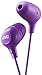 JVC HA-FX38M in-Ear Headphones with 1-Button Remote Control and Microphone - Violet (Violet)