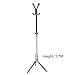 Water-chestnut Coat Rack, Stainless Steel Hat Hanger, Modern Designed Metal Base Tree Stand Holder Hooks Hanging Jacket Hat Umbrella Bags Scarves Towels (White)