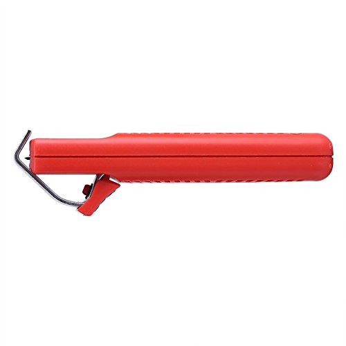 Delaman Wire Stripper 8-28mm Mini Knife Stripping Cutter Plier Crimping Tool for PVC Rubber Cable Precise Jacket Removal - Thumbnail 4