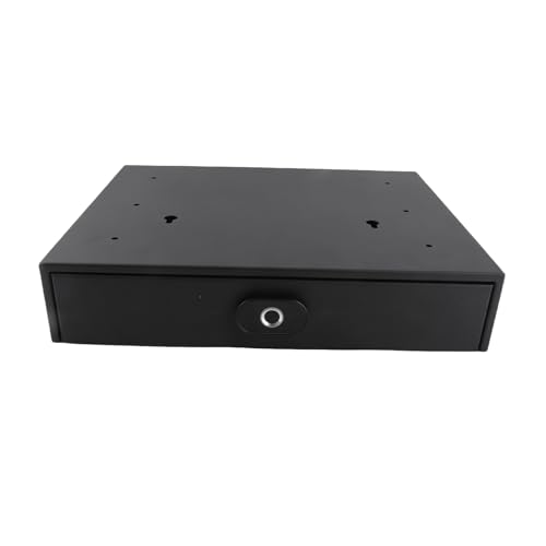 POENVFPO Fingerprint Safe Box Strong Screw/Fastener, Drawer Security Box with Material Portable Steel Home Office Hotel Use. Silent Slide Rail, USB Charging, Versatile