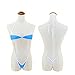 SHERRY Micro G-String Monokini Sexy Mini Swimsuit Women Bikinis, Blue, One Size