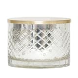 Aloha Orchid Mercury Bowl Candle with Wooden Lid