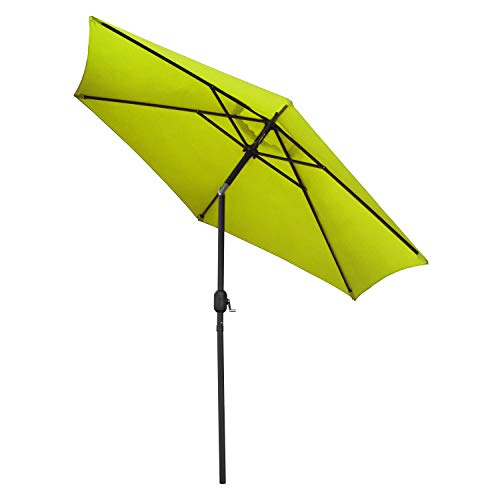 Ribelli Sonnenschirm Ø 240/270cm UV50+, Knickbarer Strandschirm Gartenschirm Marktschirm, Terrassenschirm mit Drehstange… – Bild 4