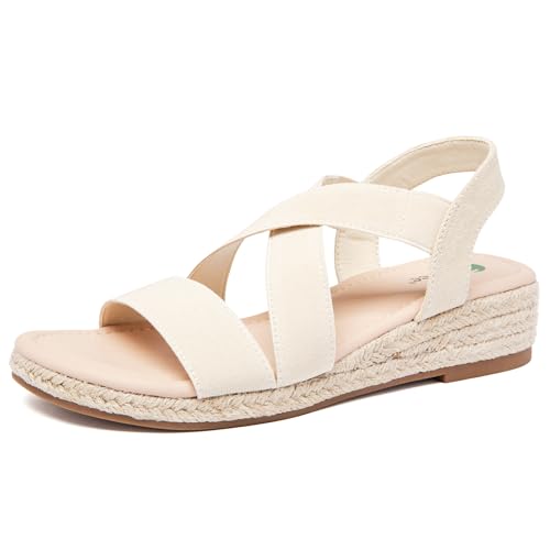 Ataiwee Women's Platform Wedge Heel Sandals