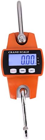 Lexiesxue 300kg/600lb Portable Mini Industrial Digital Crane Scale LCD Digital Electronic Scales Heavy Duty Hanging Weight Hook Scales