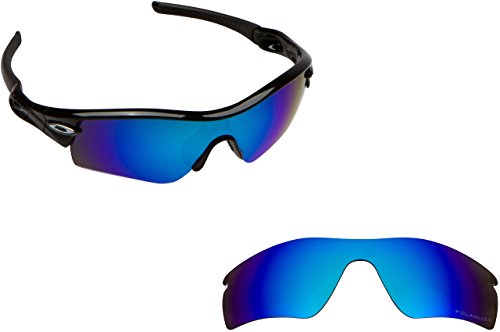 New SEEK OPTICS Replacement Lenses Oakley RADAR PATH - Ice Blue Mirror