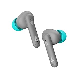 boAt Airdopes 141 TWS Earbuds with 42H Playtime, ASAP™ Charge, IWP™, IPX4 Water Resistance, Smooth Touch Controls(Cyan…