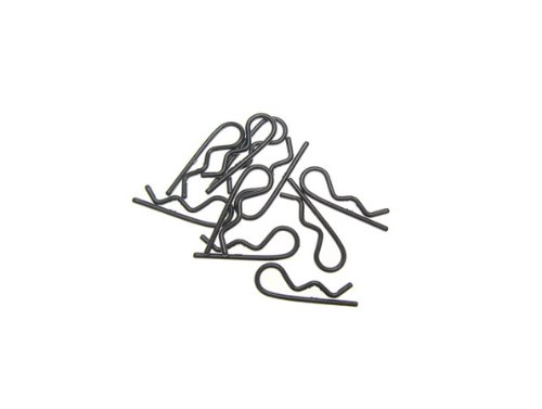 Racers Edge Black Chrome Mt Body Clips RCE1055BC