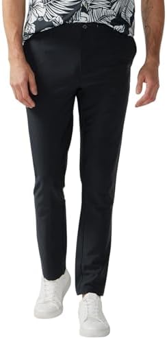 32 Degrees Men's Classic Stretch Back Zipper Pocket Woven Pants