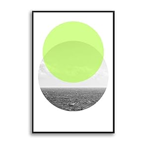 Framed Canvas Home Artwork Decoration Abstract Canvas Wall Art for Living Room, Bedroom - 16x24 inches