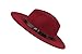 Dantiya Women'/s Wide Brim Wool Fedora Panama Hat with Belt Black, One Size