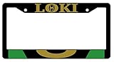 Loki Black Plastic License Plate Frame Video Game Theme Super Heroes