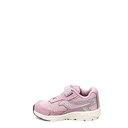 Saucony unisex child Ride 10 Jr Sneaker, Pink