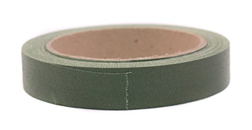 3/4" Olive Green Colored Premium-Cloth Book Binding Repair Tape | 15 Yard Roll (BookGuard Brand)