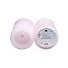 Candle Impressions Ombre Design Pillar Real Wax Flameless Candles w/Auto Timer Feature - Set of 5 - Blush Pink