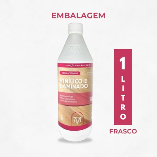 Cera resistente laminados e vinilico acetinada W&W 1L