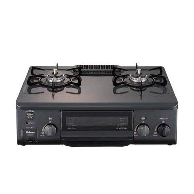 あんしんコンロ 幅56㎝コンパクトガステーブル IC-S37-R LPガス用/右強火 幅560奥行447高さ180m グレー商品画像