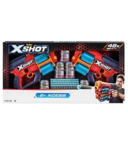 Amazon.com: X-Shot Excel Royale Edition Reflex 6 Foam Dart Blaster
