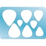 Cool Tools - Jewelry Shape Template - Guitar Picks