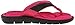 Nike Women's Comfort Thong Black/Vivid Pink/White Sandal 5 B - Medium