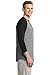Sport Tek Raglan Jersey (T200) Heather Grey/Black, L