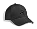 Mercedes Benz Genuine Plaid Patterned Structured Baseball Cap Hat - Black, Adjustable