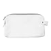 Large All Purpose Dopp Kit Utility Bag (Cords, Chargers, Tools, School/Office Supplies) Handmade by Hide & Drink :: White