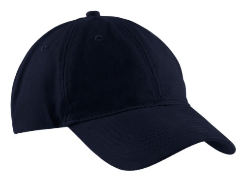 Port & Company Men's Brushed Twill Low Profile Cap OSFA Navy