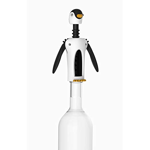 True Zoo Penguin Gifts Winged Penguin Corkscrew SoftTouch Wine Bottle