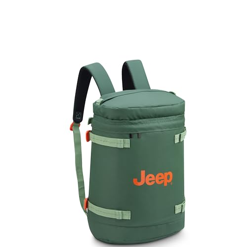 Jeep JS011B Laptop Travel Backpack (21 Liters, Green) at Amazon