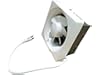 Professional Grade Products 9800395 Shutter Exhaust Fan for Garage Shed Pole Barn Hydroponic Ventilation, 434 CFM, 8"