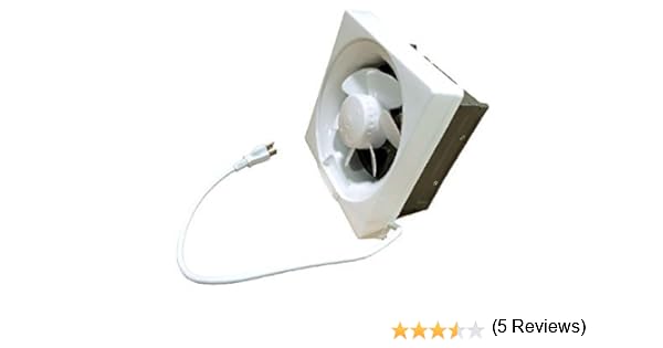 Professional Grade Products 9800396 Shutter Exhaust Fan For Garage