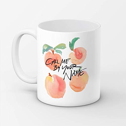 SAYOMEN - Call Me By Your Name - Peaches MUG 11oz Unique coffee mug, Ceramic coffee mug, Gift for Men or Women, Funny Mug, Dad Birthday Gift