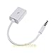 FYL 3.5mm Male AUX Audio Plug Jack to USB 2.0 Female Converter Cable Cord EN